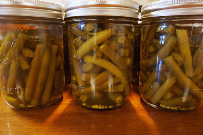 pressure canning green beans